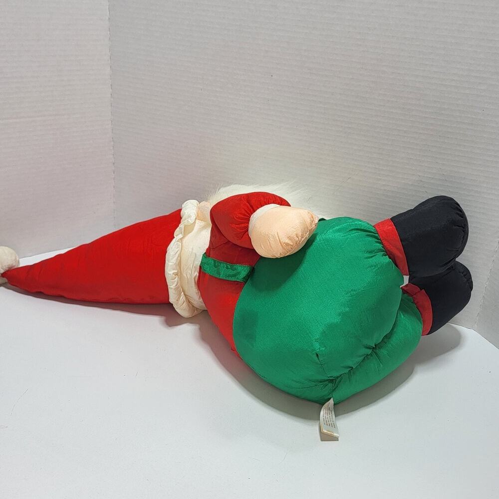 Vtg 1989 Fiesta Huggable Santa Claus Plush Stuffed Doll - Picture 7 of 14